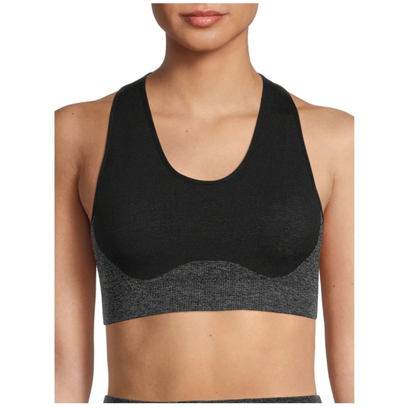 NWT CHLOE TING WOMEN'S SEAMLESS SPORTS BRA WITH WIDE BOTTOM BAND - Picture 1 of 5